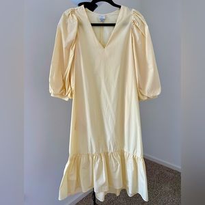 Puffed Sleeve Dress